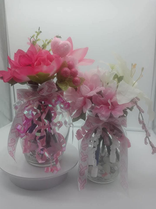 Breast Cancer Awareness Arrangements (made to order)
